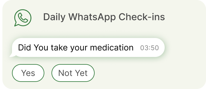 Daily WhatsApp Check-ins